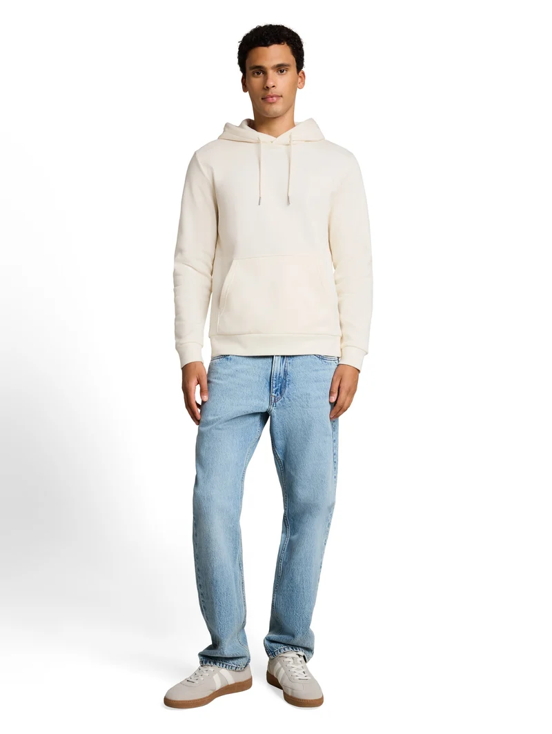 solid hoody, Gardenia White