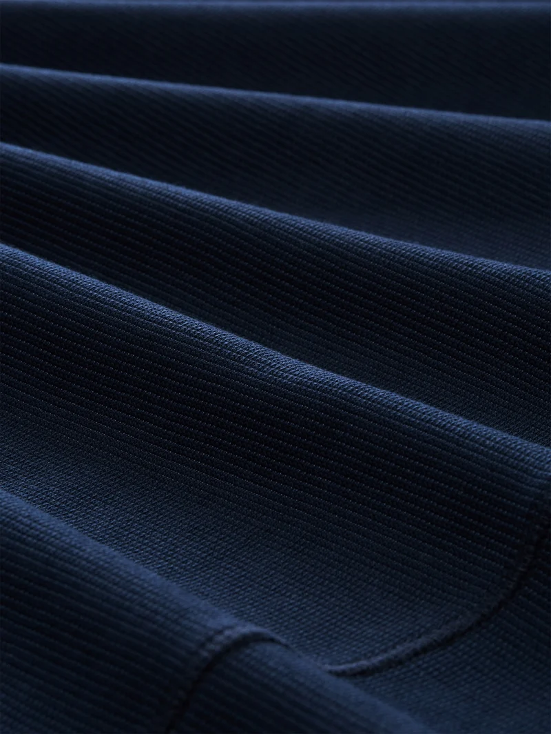 structured stand-up sweat jack, sky captain blue