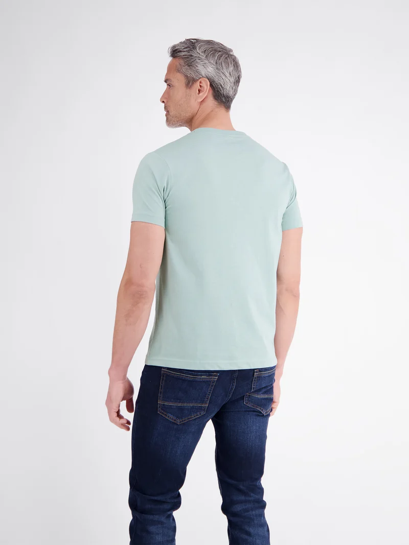 T-SHIRT/SERAFINO 1/2 ARM, MISTY BLUE