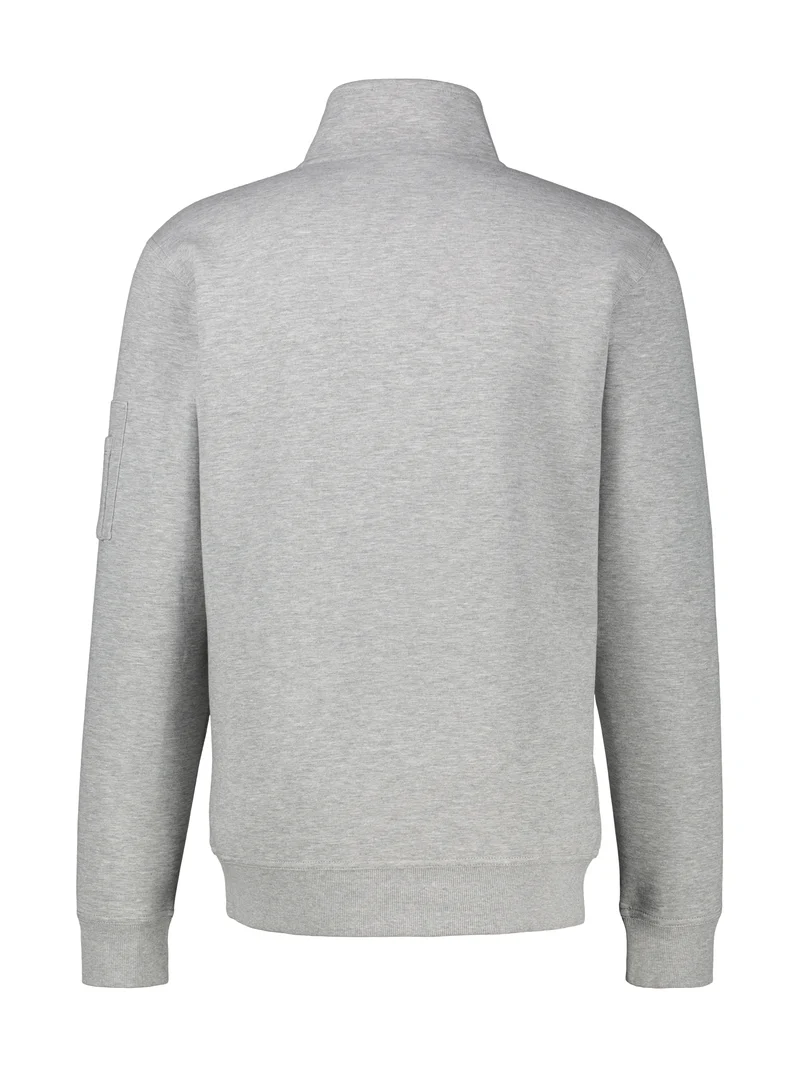 SWEATSHIRT/TROYER/RH/V-NE, PLATINUM GREY M