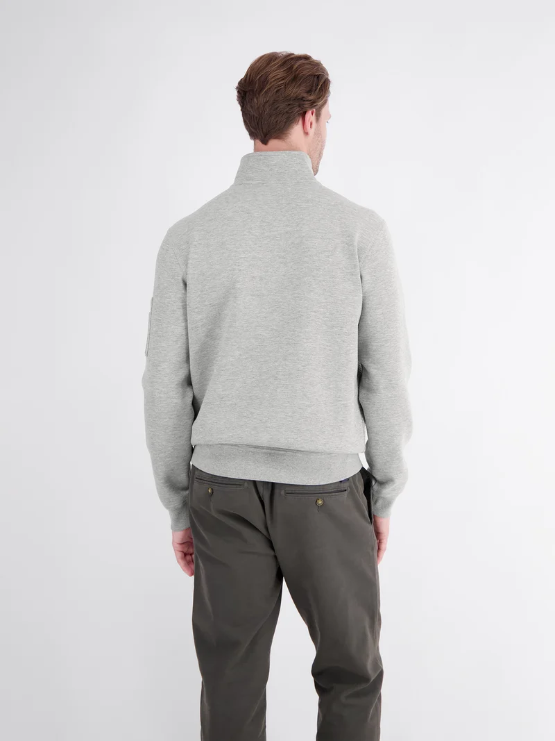 SWEATSHIRT/TROYER/RH/V-NE, PLATINUM GREY M