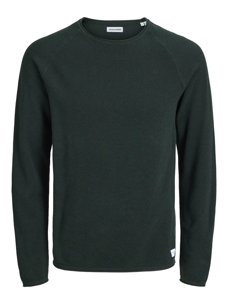 JJEHILL KNIT CREW NECK NOOS, Scarab