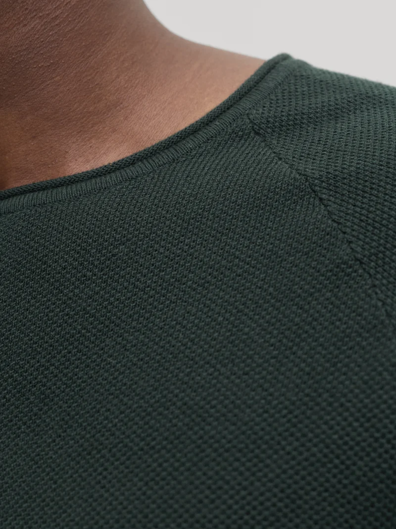 JJEHILL KNIT CREW NECK NOOS, Scarab