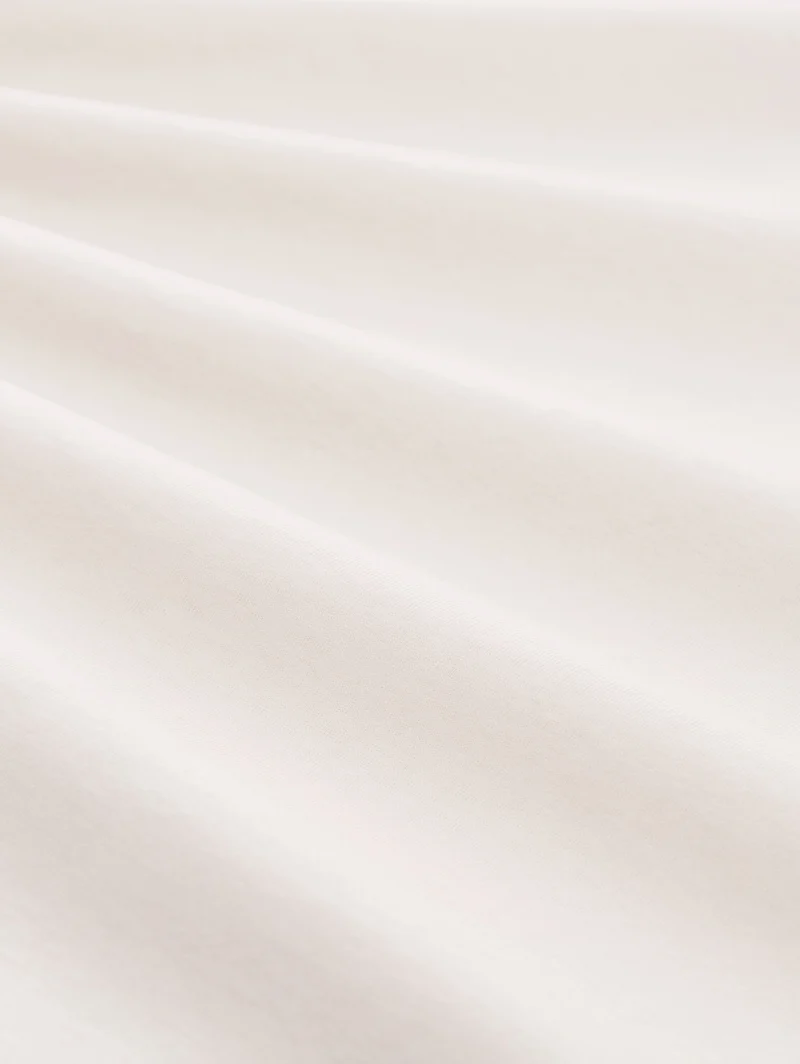 basic longsleeve t-shirt, Gardenia White