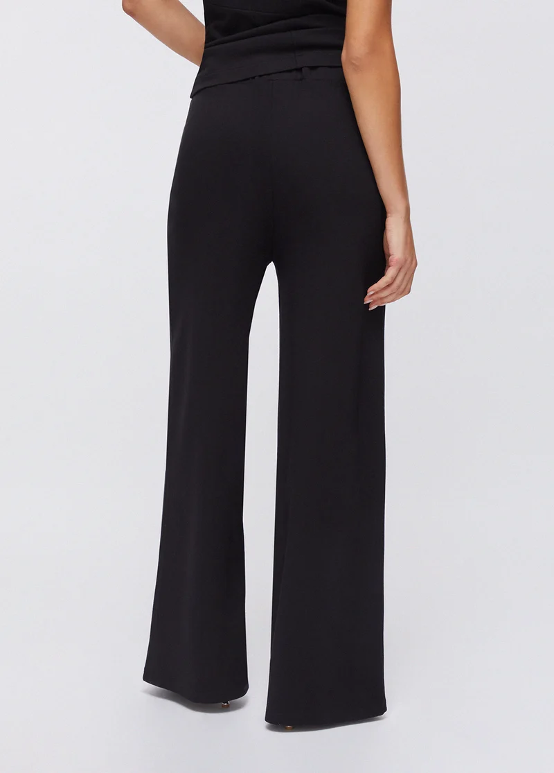 Trousers with Slit Details