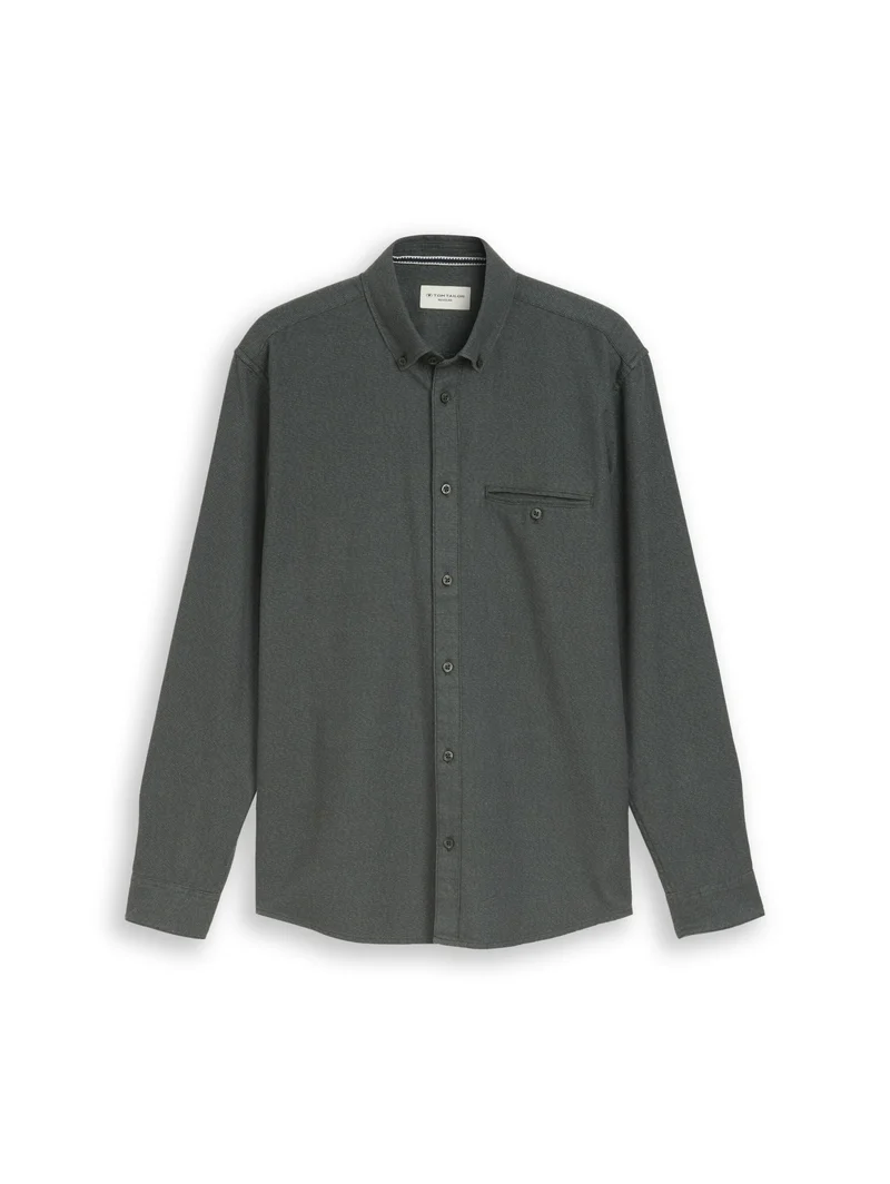 structured shirt, green based structure