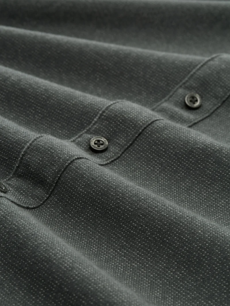 structured shirt, green based structure