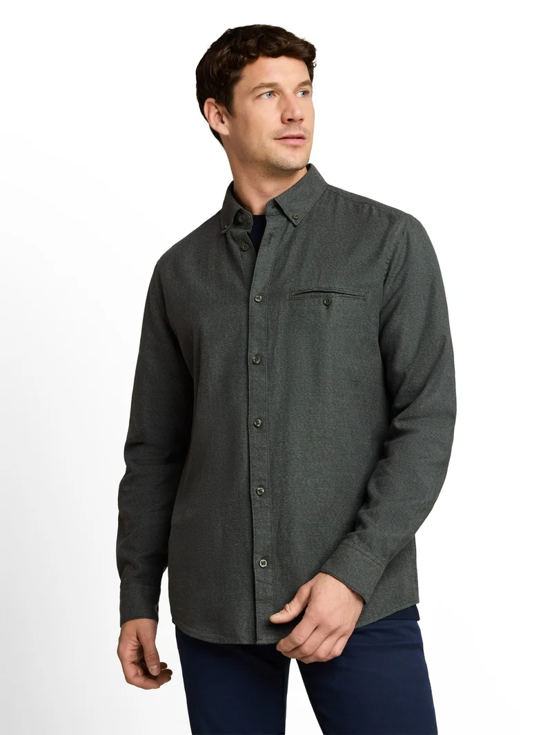 structured shirt, green based structure