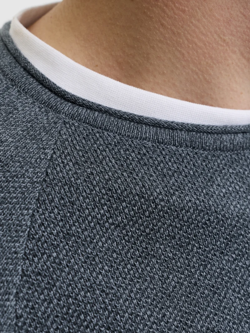 JJEHILL KNIT CREW NECK NOOS, Turbulence/Melange