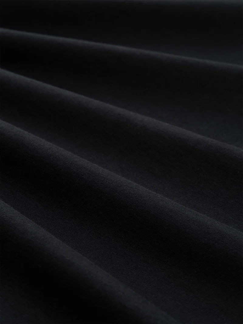 basic longsleeve t-shirt, Black