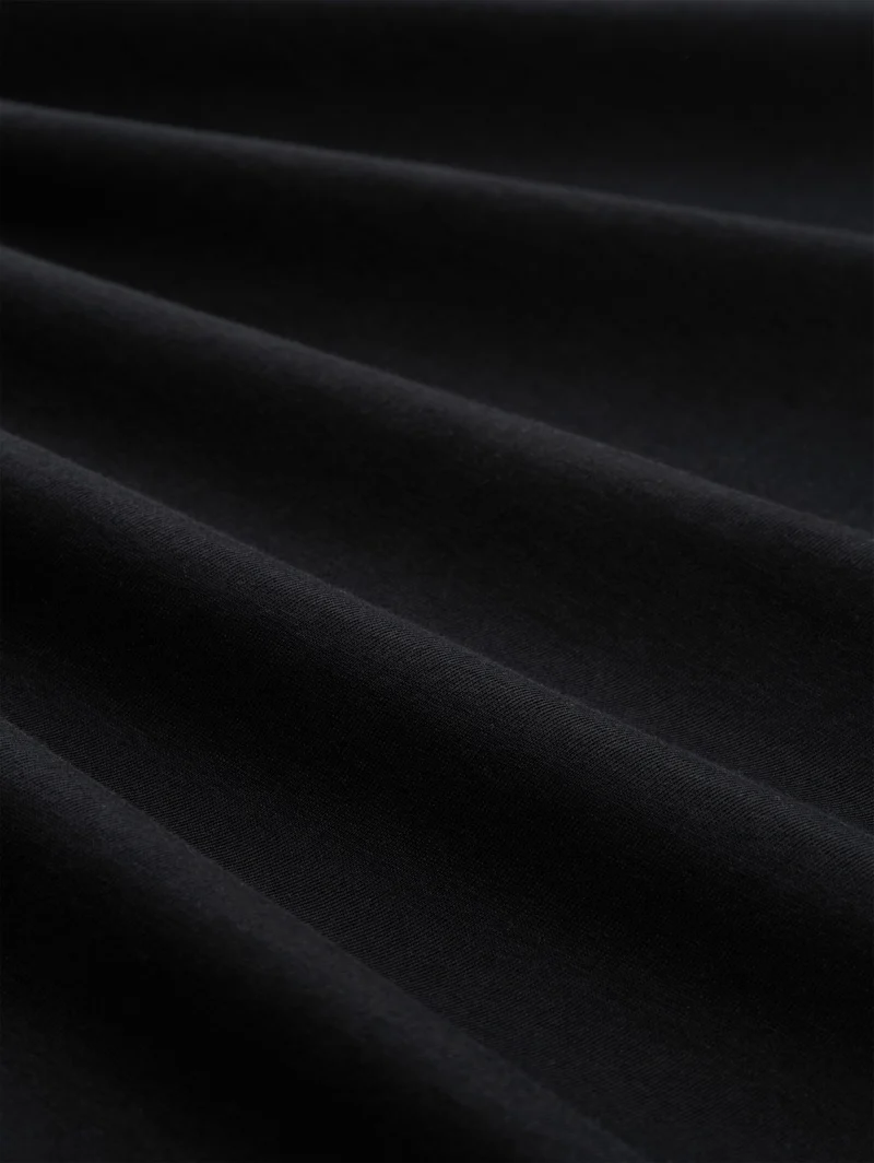 basic longsleeve t-shirt, Black