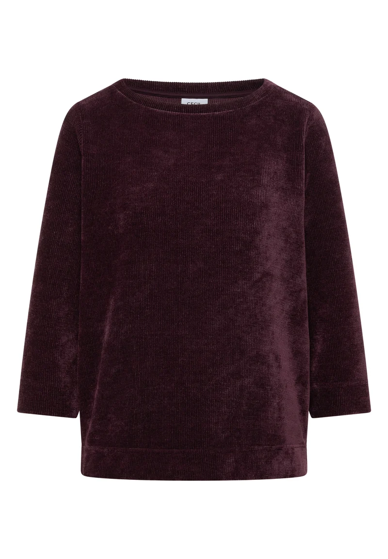 TOS Soft Cord Shirt, berry red