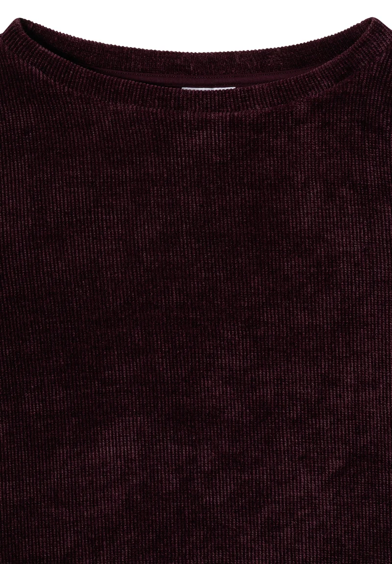 TOS Soft Cord Shirt, berry red