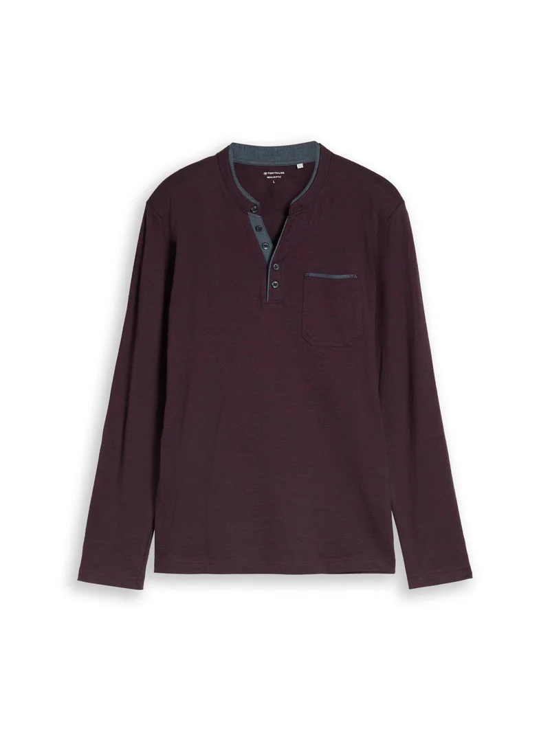 detailed serafino, pear red navy injected stripe