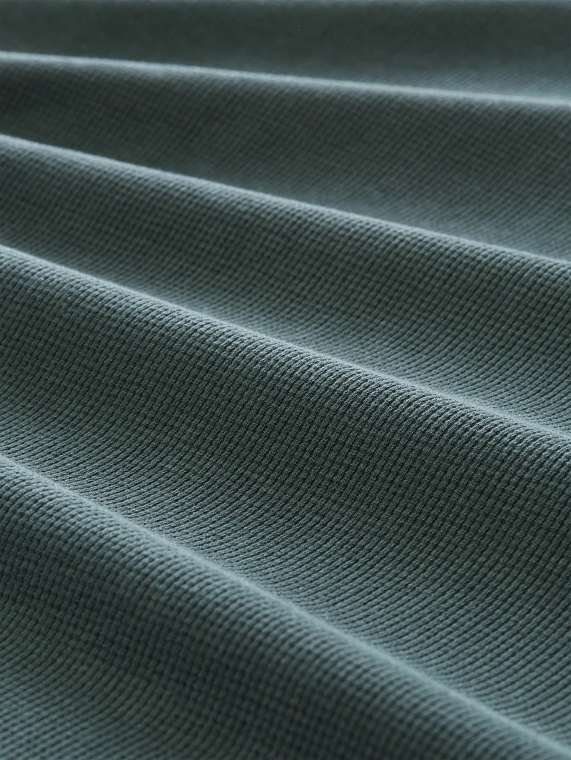 structured garment dye longsle, Darkest Olive
