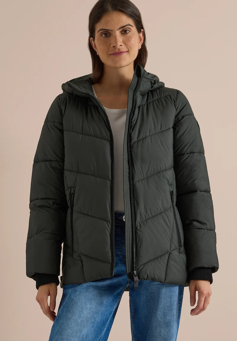 Midi Puffer Jacket, olive night