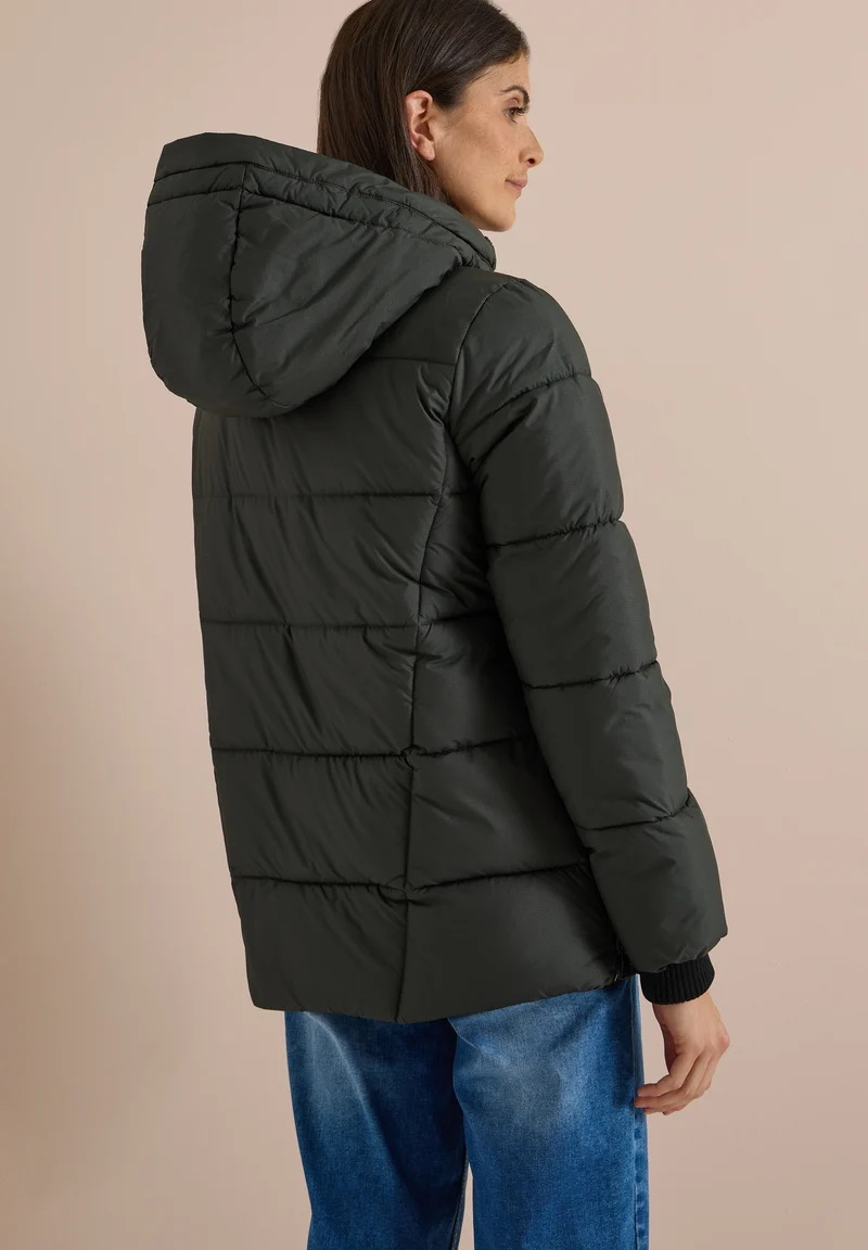 Midi Puffer Jacket, olive night