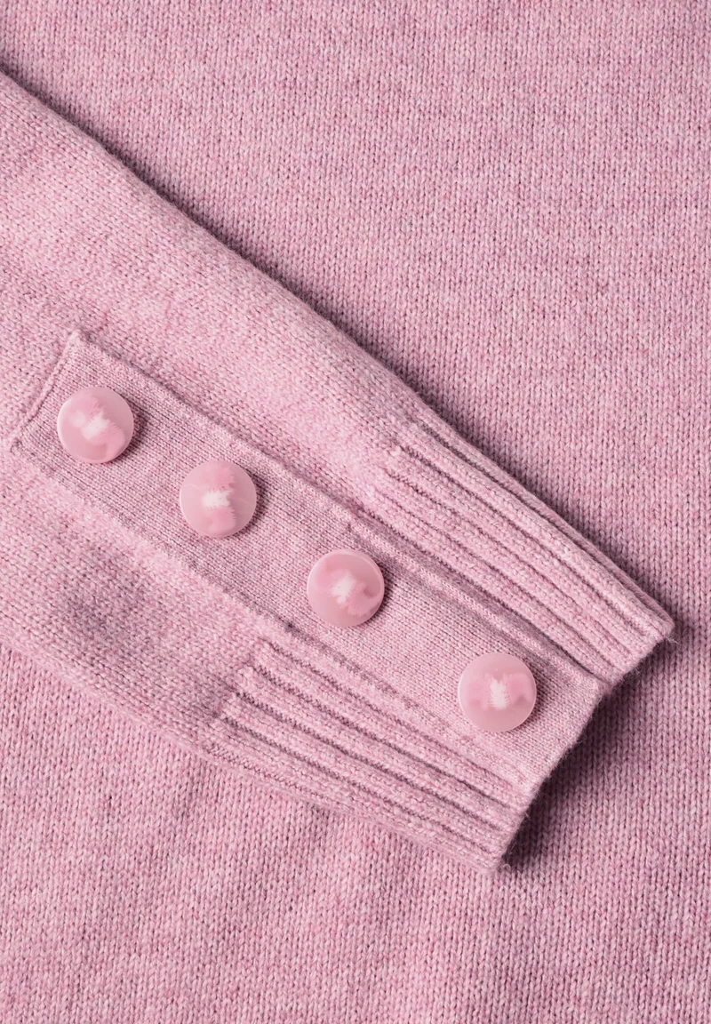 LTD QR Studio_Round neck sweat, pearly rose mel.