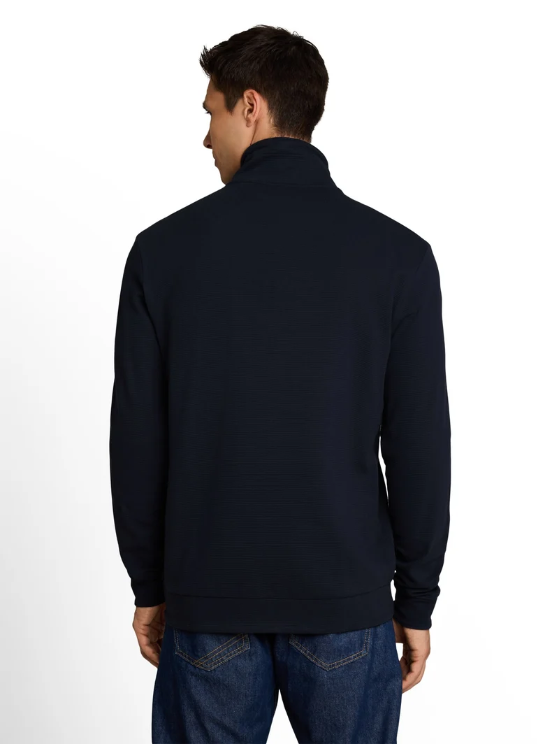 structured stand-up jacket, sky captain blue