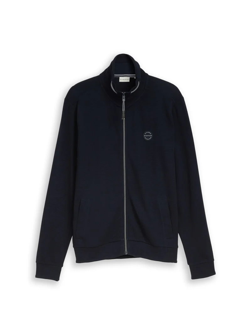 structured stand-up jacket, sky captain blue