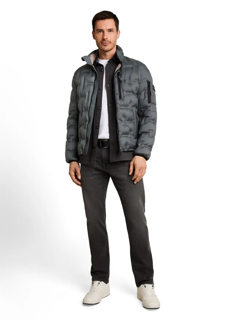 decorative hybrid jacket, Darkest Olive