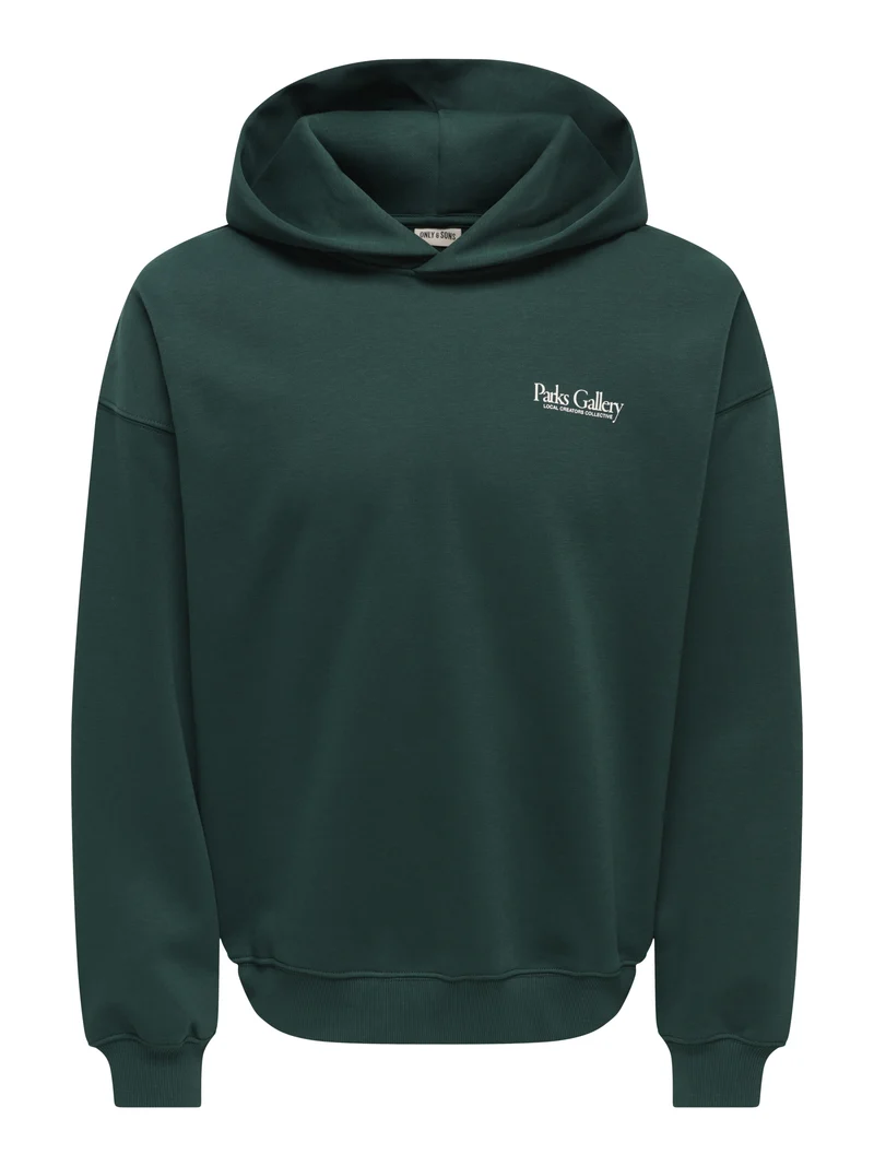 ONSPARKS GALLERY RLX SWEAT HOODIE, Pine Grove/Parks Gallery