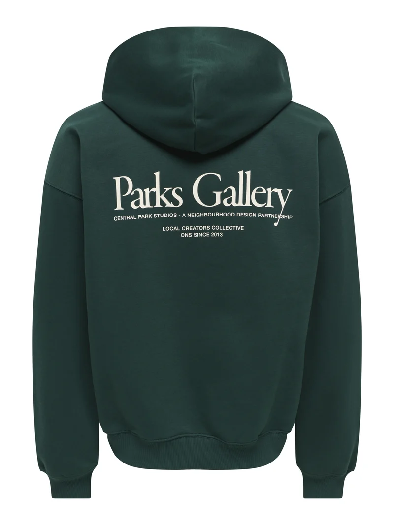 ONSPARKS GALLERY RLX SWEAT HOODIE, Pine Grove/Parks Gallery