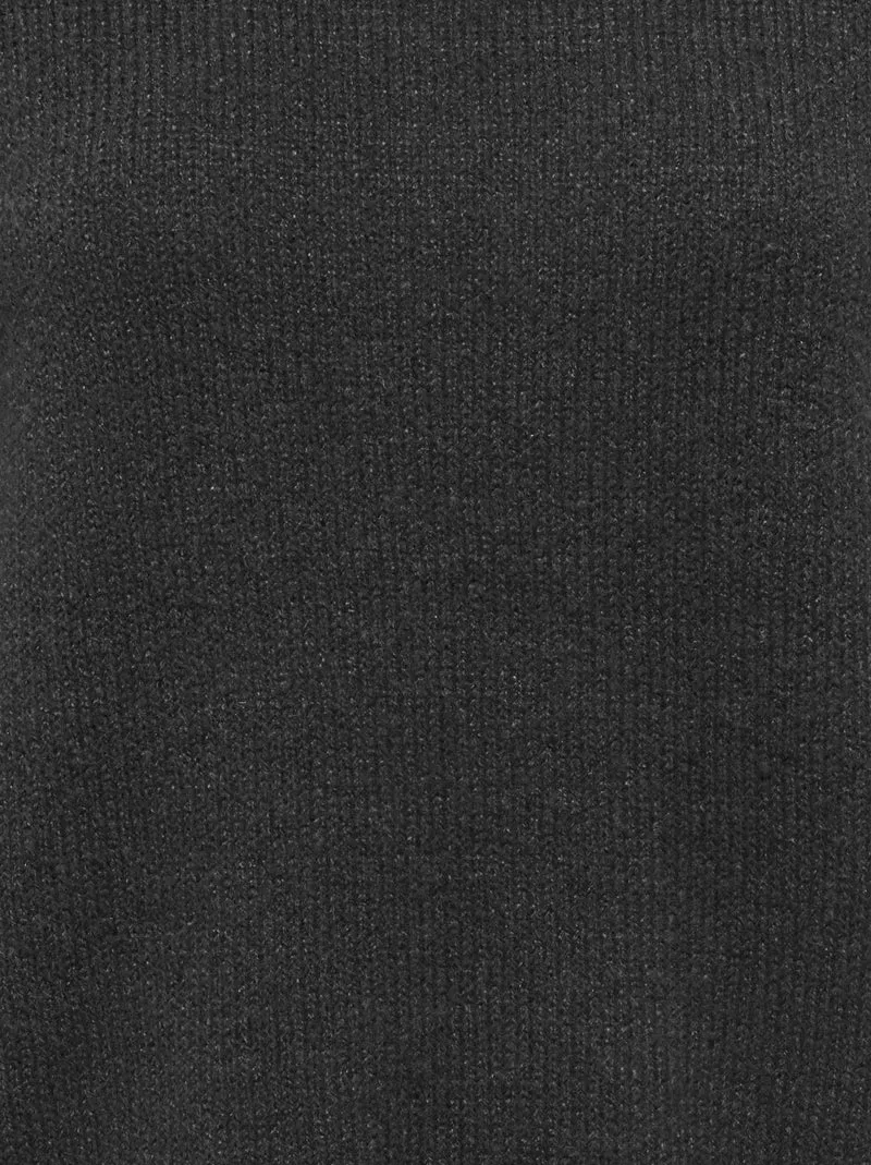 ONLEVIE LS LACE MIX O-NECK CS KNT, Dark Grey Melange/Black Lace