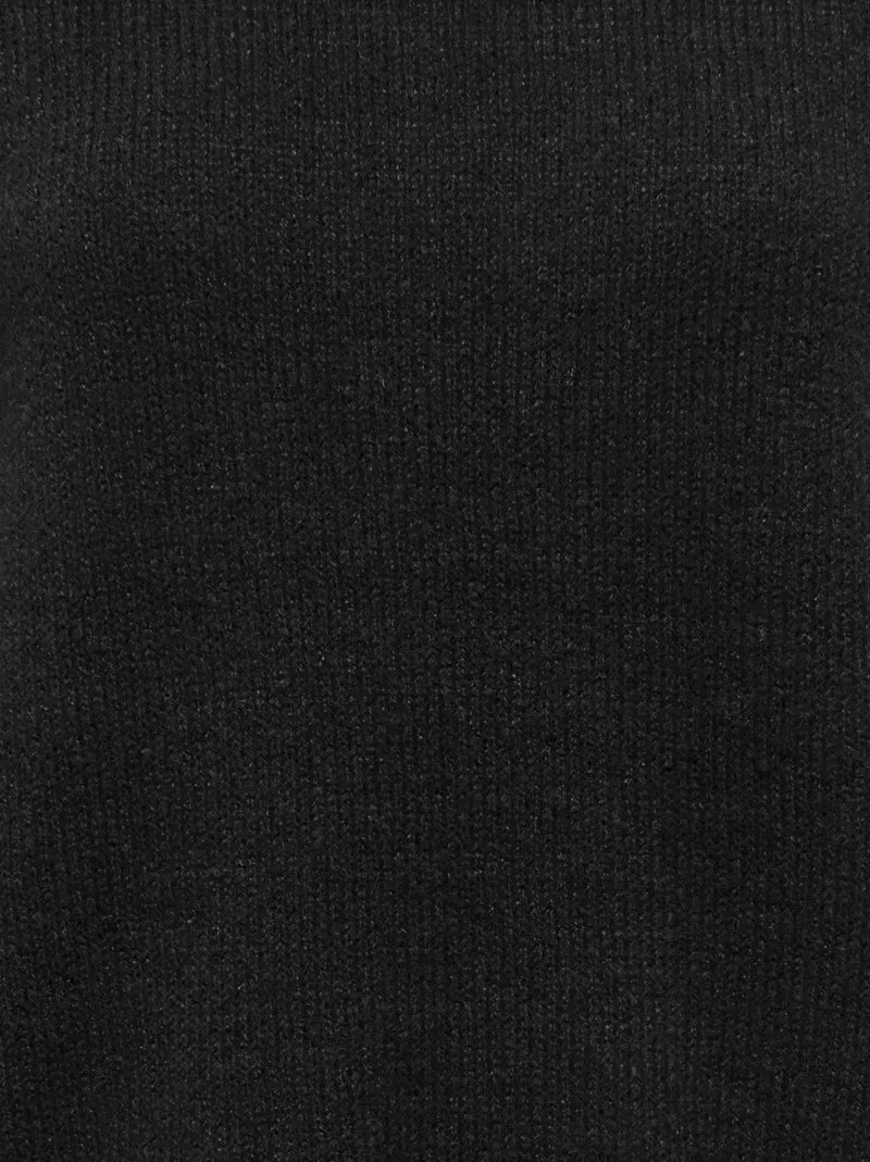 ONLEVIE LS LACE MIX O-NECK CS KNT, Black/Black Lace
