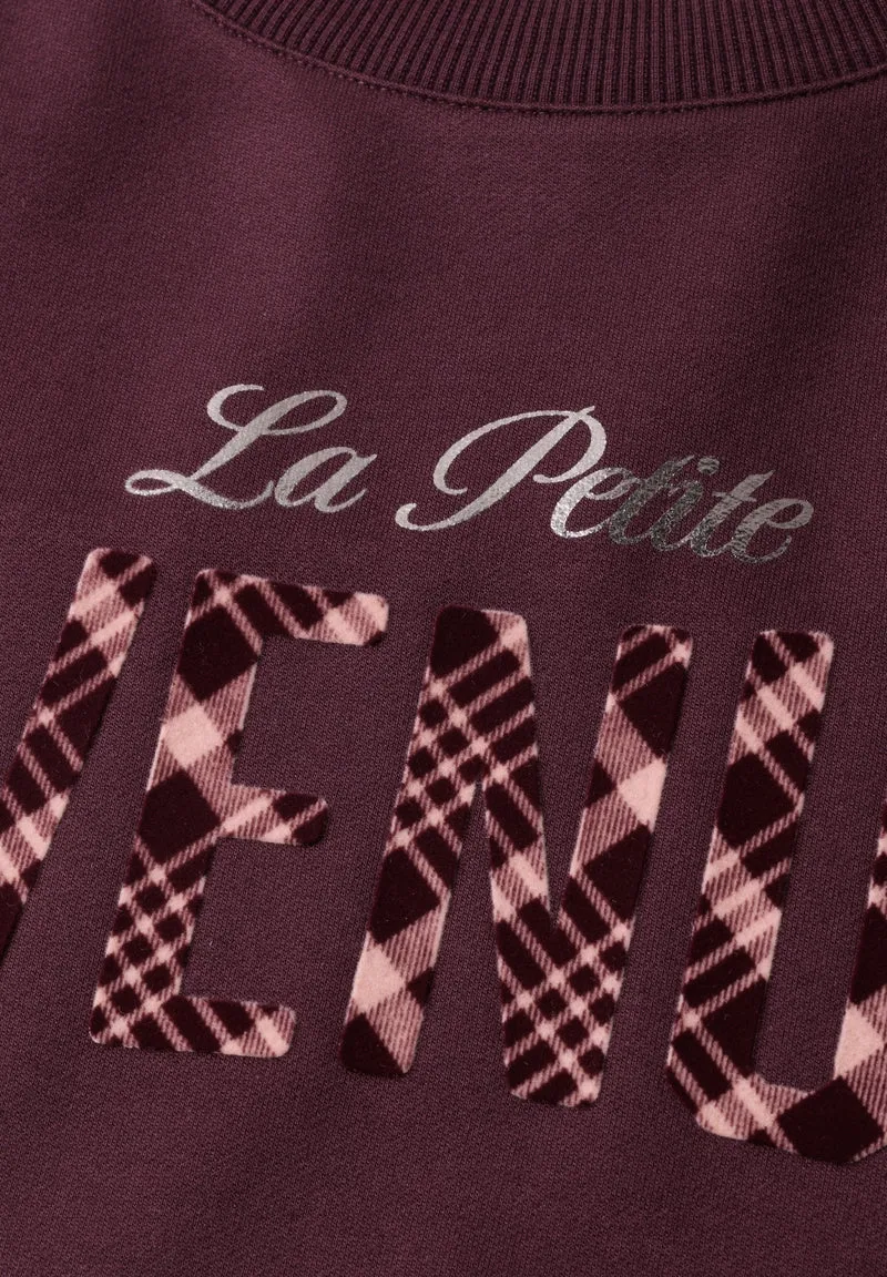 part print shirt, rustic rouge