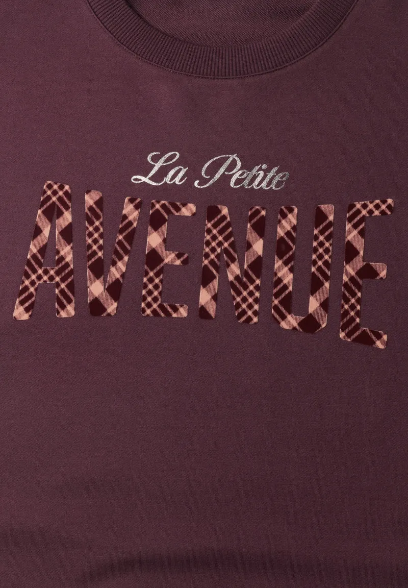 part print shirt, rustic rouge