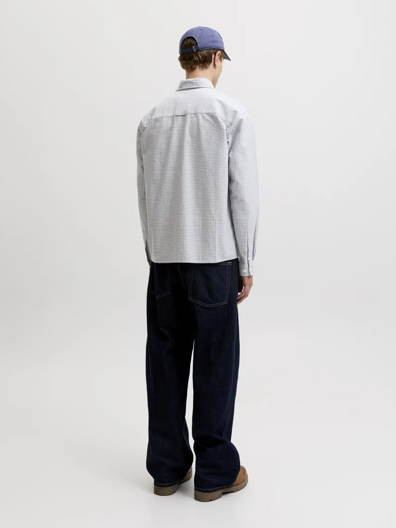 JORFREDERIKSBERG OXFORD SHIRT LS SN, Ice Water/CHECKS