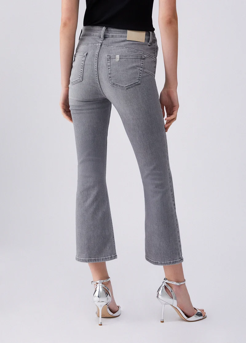 High-Rise Bootcut Jeans