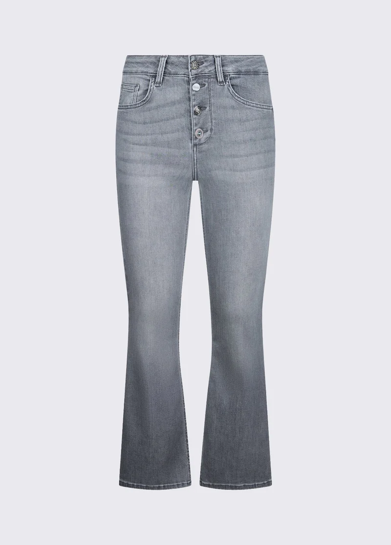 High-Rise Bootcut Jeans