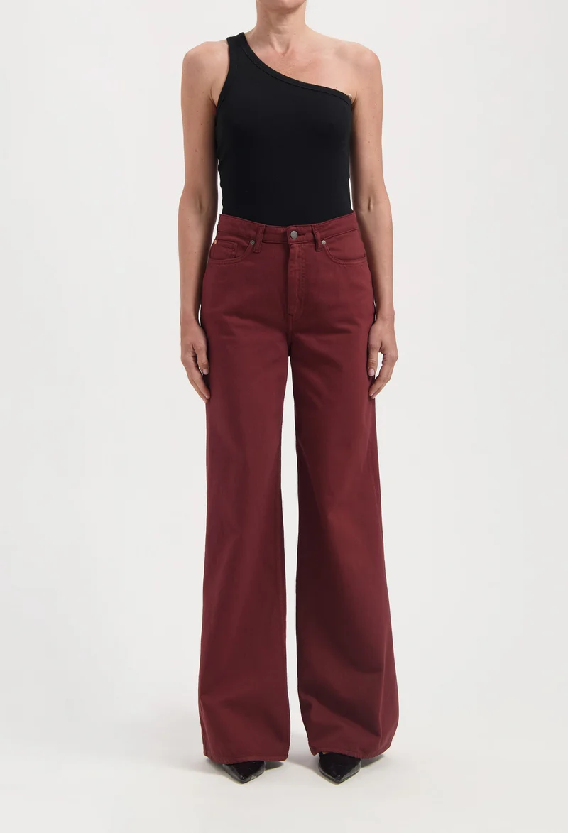 Sara High Loose Flow - Burgundy
