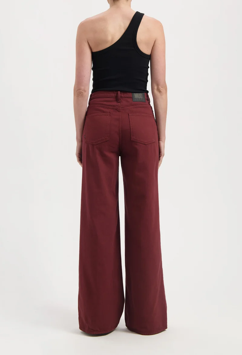 Sara High Loose Flow - Burgundy