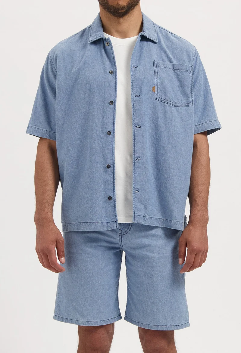 Seb Shirt - Stone Vintage