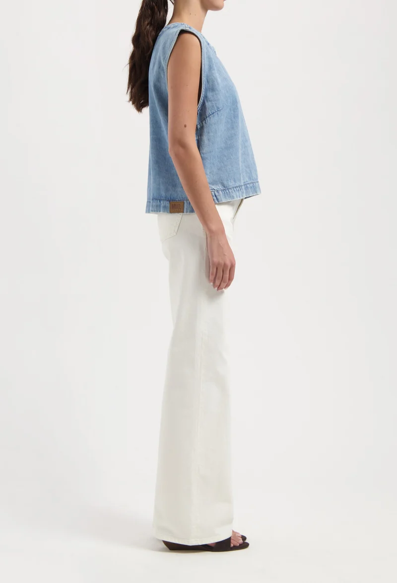 Noa Top - Stone Vintage
