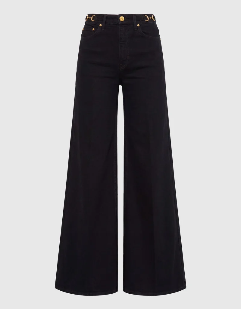 Wide-Leg Jeans The Stretch mit Metall-Details