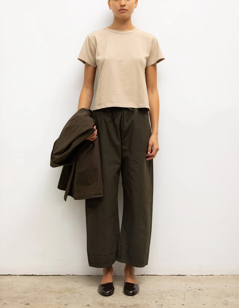 Cropped Baumwoll-Hose Kyoto Carpenter