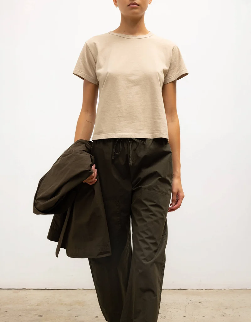 Cropped Baumwoll-Hose Kyoto Carpenter