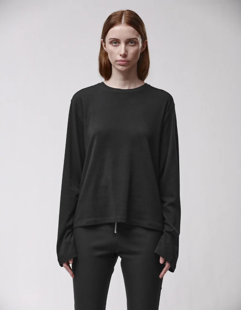 Longsleeve mit Rundhalsausschnitt