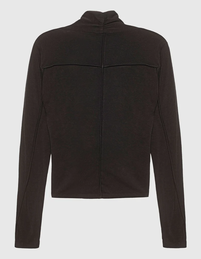Longsleeve im Wickel-Design
