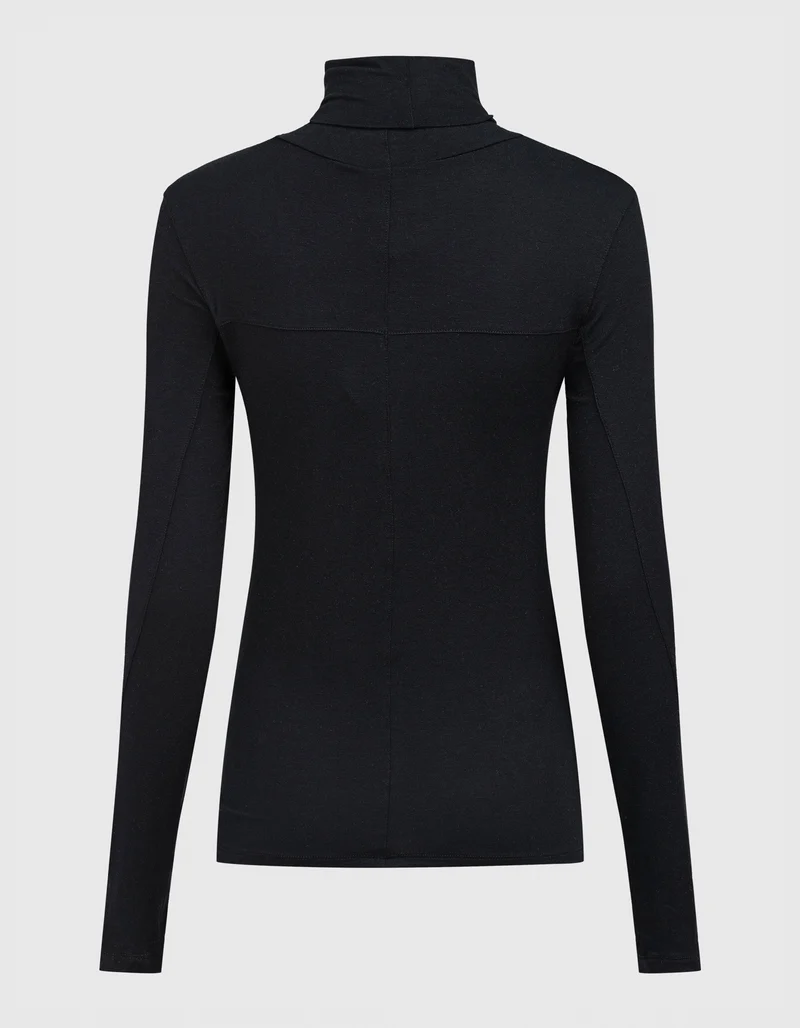 Rollkragen-Longsleeve