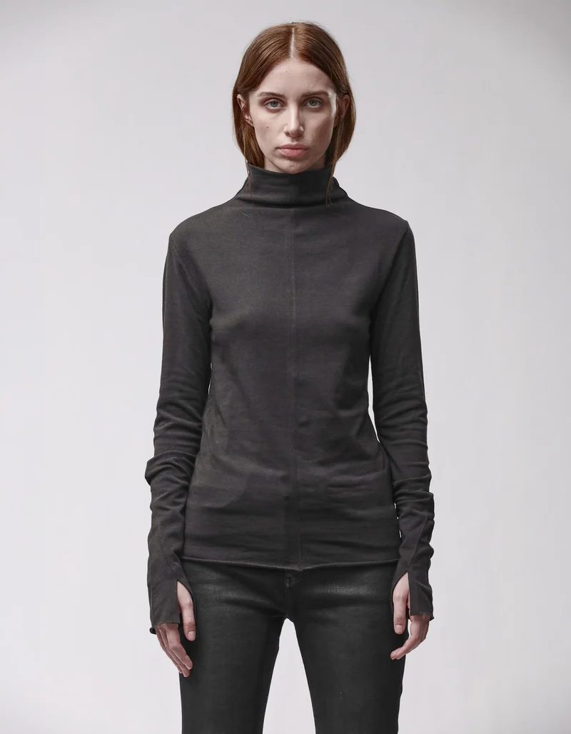 Rollkragen-Longsleeve
