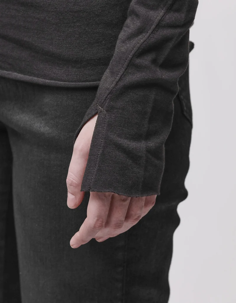 Rollkragen-Longsleeve