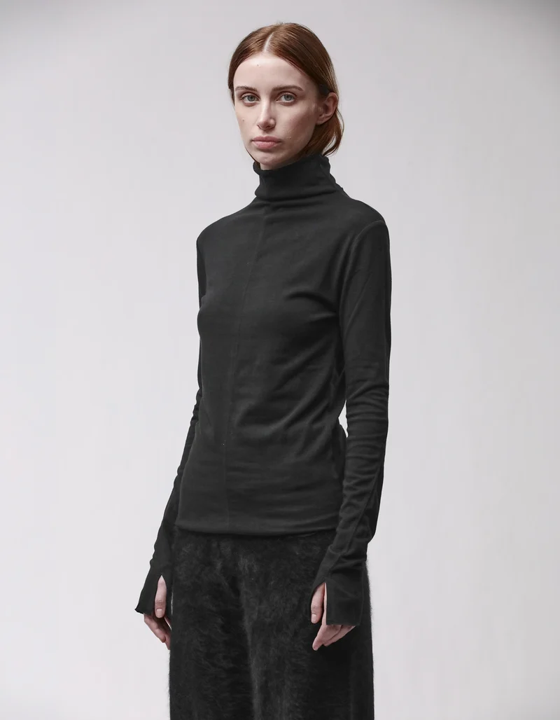 Rollkragen-Longsleeve