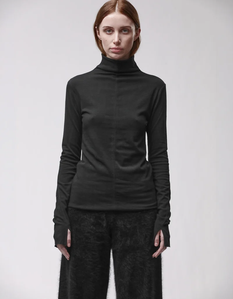 Rollkragen-Longsleeve