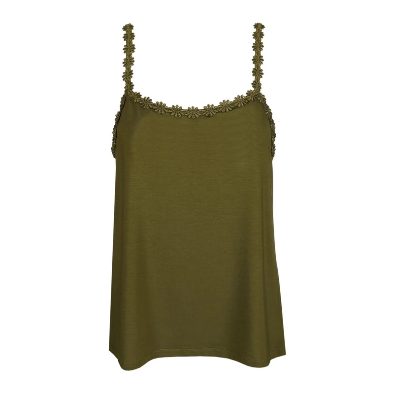 Marie Jo AVERO STUDIO Top ohne Cup in Oliv – Softes Damentop