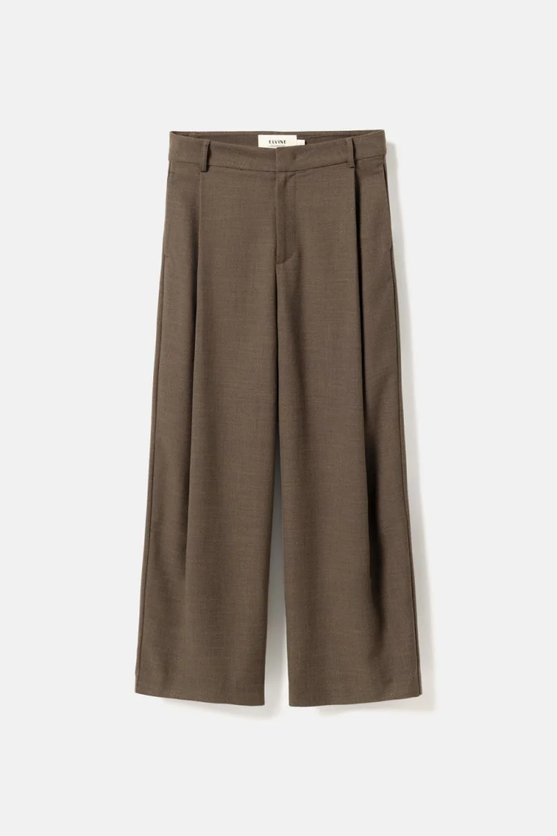 Elvine Damen Hose Admira TactileWeave in Braun Meliert